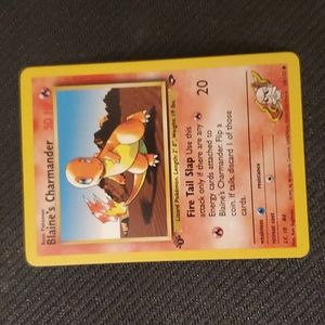 1st edition Blaines Charmander